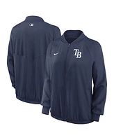 Nike Women's Navy Tampa Bay Rays Authentic Collection Team Raglan Performance Full-Zip Jacket