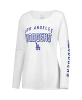 Fanatics Women's White Los Angeles Dodgers Team Long Sleeve T-Shirt