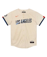 Nike Preschool Cream Los Angeles Dodgers City Connect Jersey