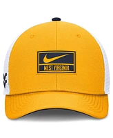 Nike Men's Gold West Virginia Mountaineers Stretch-Snap Adjustable Trucker Hat