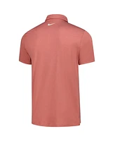 Nike Men's Athletic Heather Red 2025 The Players Tour Performance Polo Shirt