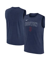 Nike Men's Navy Boston Red Sox Knockout Performance Muscle Tank Top