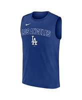 Nike Men's Royal Los Angeles Dodgers Knockout Performance Muscle Tank Top