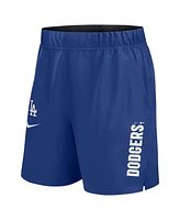 Nike Men's Royal Los Angeles Dodgers Woven Victory Performance Shorts
