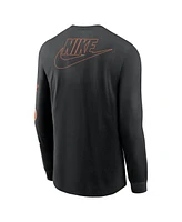 Nike Men's Black Baltimore Orioles Cooperstown Collection Knockout Long Sleeve T-Shirt