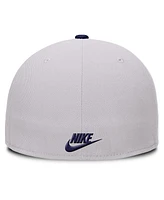 Nike Men's Gray Brooklyn Dodgers Cooperstown Collection True Performance Fitted Hat