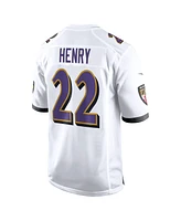 Nike Men's Derrick Henry White Baltimore Ravens Game Jersey