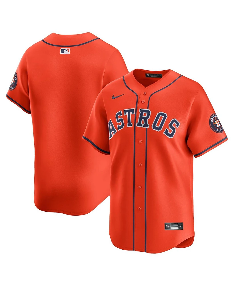 Nike Men's Orange Houston Astros Alternate Limited Jersey