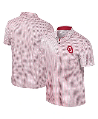 Colosseum Men's Crimson Oklahoma Sooners Big Tall Marty Rival Polo Shirt