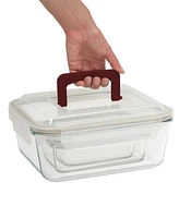 Sedona Kitchen 8-Piece Rectangular Glass Container Food Storage Set