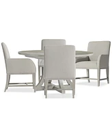 Cornelia 5-Pc. Dining Set (Round Table & Arm Chairs
