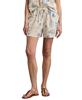 Lucky Brand Women's The Beach Linen-Blend Shorts
