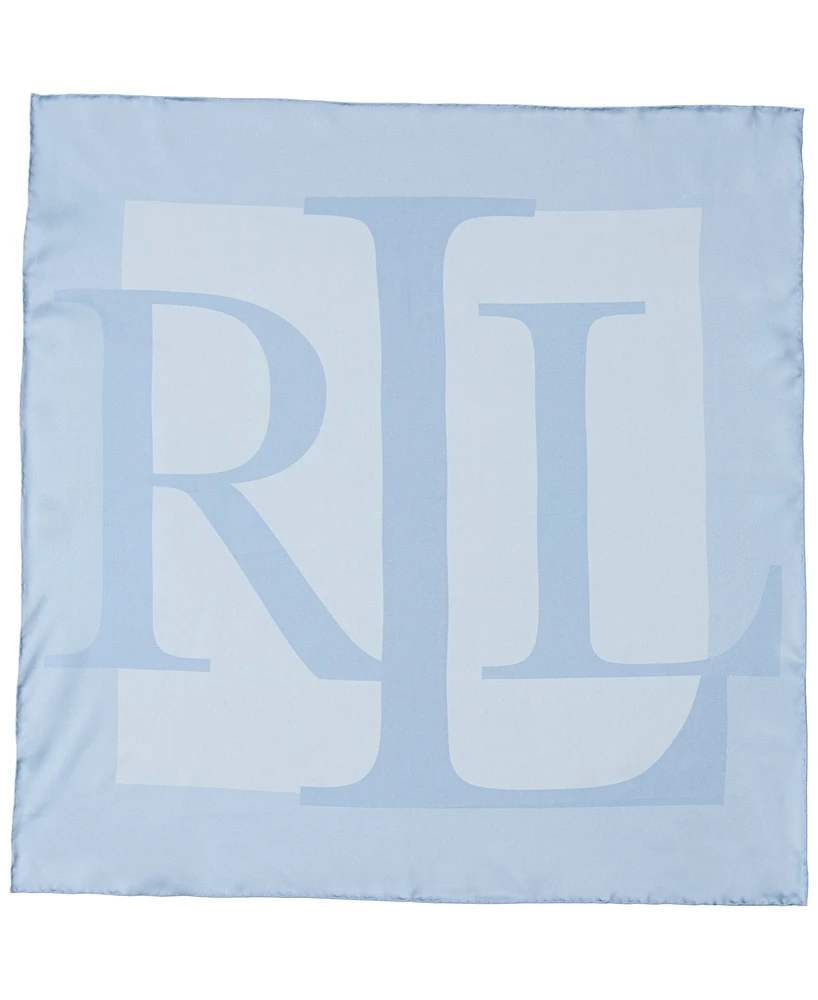 Lauren Ralph Printed Logo Square Scarf