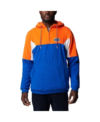 Columbia Men's Royal Florida Gators Lodge Quarter-Zip Hoodie