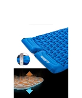 Naturehike Inflatable Camping Sleeping Pad, Ultralight Durable 2.55" Thickness Mattress, Compact Air Mat for Hiking, Traveling, Backpacki
