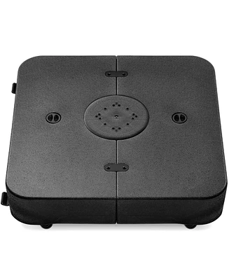 Best Choice Products Heavy-Duty Outdoor Cantilever Base Stand w/ Wheels, Locks