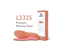 Women's Premium Memory Foam Posted Orthotics W/ Metatarsal Support