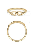 Devata Angel Wings Ring in 14K Gold