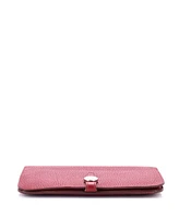 Pre-Owned Hermes Dogon Duo Combined Wallet Leather