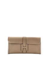 Pre-Owned Hermes 29 Jige Elan Clutch Evercolor
