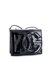 Pre-Owned Dolce & Gabbana Small Dg Logo Flap Shoulder Bag Leather
