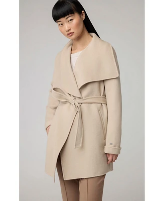 Soia & Kyo Women's Bridgette-n Straight-Fit Double-Face Wool Coat