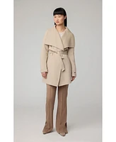 Soia & Kyo Women's Bridgette-n Straight-Fit Double-Face Wool Coat