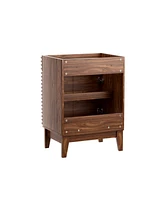 Mid-Century Freestanding Bathroom Cabinet Vanity with Storage