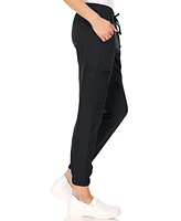 Medichic Plus Leah 5-Pocket Stretch Cargo Jogger Scrub Pants Yellow 3X Large