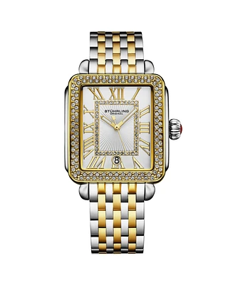 Stuhrling VivreLuxe 34mm Rectangle Ladies Quartz Fashion Watch