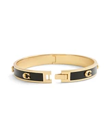 Coach Signature Pegged Enamel Bangle Bracelet