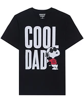 Hybrid Apparel Men's Peanuts Cool Dad Short Sleeve T-Shirt