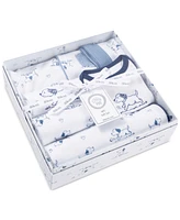 Little Me Baby Boys Cotton Puppy Toile Gift Box, 6 Piece Set
