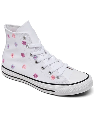 Converse Big Girls Chuck Taylor All Star Florals High Top Casual Sneakers from Finish Line