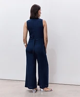 Mango Women's Maternity Lyocell Jumpsuit