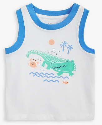 First Impressions Baby Boys Alligator Graphic Tank Top, Exclusively at Macy's
