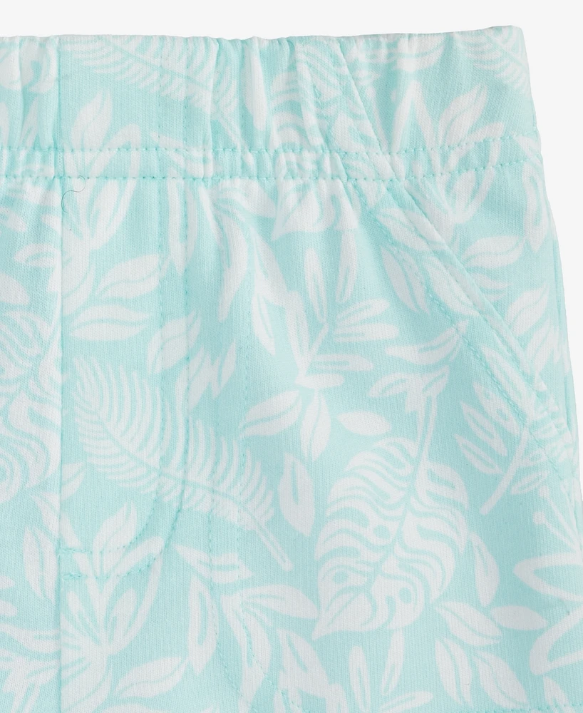 First Impressions Baby Boys Tonal Leaf-Print Shorts, Exclusively at Macy's
