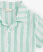 First Impressions Baby Boys Cotton Striped Shirt & Shorts, 2 Piece Set, Exclusively at Macy's