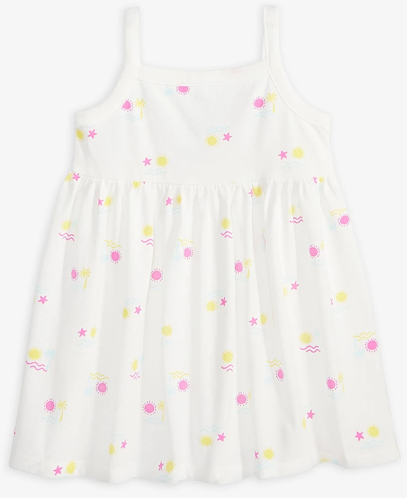 First Impressions Baby Girls Beach Printed Dress, Exclusively at Macy's
