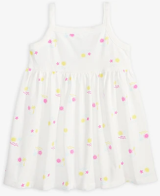 First Impressions Baby Girls Beach Printed Dress, Exclusively at Macy's
