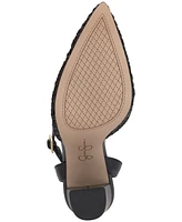 Jessica Simpson Women's Nariro Block-Heel Woven Pumps