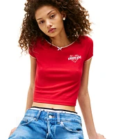 Tommy Girl Women's Logo Baby Tee