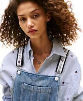 Tommy Girl Women's Denim Dungaree Dress