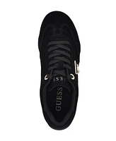 Guess Women's Gabiey Low Profile Suede Lace-Up Sneakers