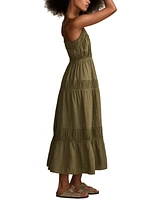 Lucky Brand Women's Cotton Gauze Tiered Maxi Dress
