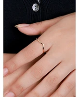 Devata Wishbone Ring in 14K Gold, Size 8, approx. 1.5 grams
