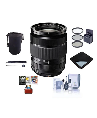 Fujifilm Xf 18-135mm f/3.5-5.6 R Lm Ois Wr Lens, Bundle with ProOptic 67mm Filter Kit, Lens Wrap, Lens Cap Tether, Cleaning Kit, Lens Case, Mac Softwa