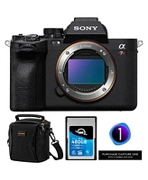 Sony Alpha a7R V Mirrorless Camera, Bundle with 480GB Memory Card, Capture One Pro Software and Shoulder Bag