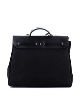 Pre-Owned Hermes Mm Herbag Toile and Leather