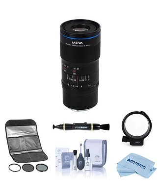 Venus Laowa 100mm f/2.8 2X Ultra Macro Apo Lens for Nikon Z, Bundle with Hoya 67mm Digital Filter Kit Ii, Laowa Tripod Collar, Lens Cleaner, Cleaning